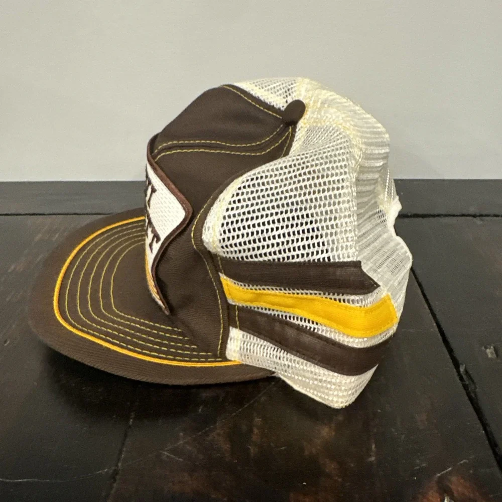 Levi Garrett 5 Star 3 Stripe Meshback Snapback Truckers Patch Hat‎